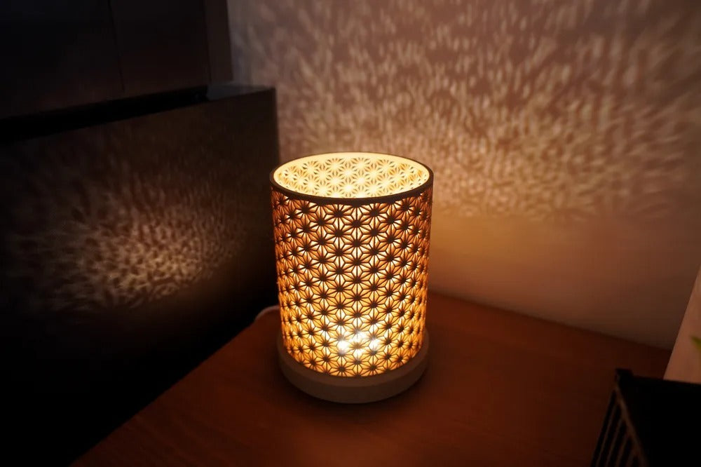 Japanese Kumiko Lamp — modern table lamp India | Styra