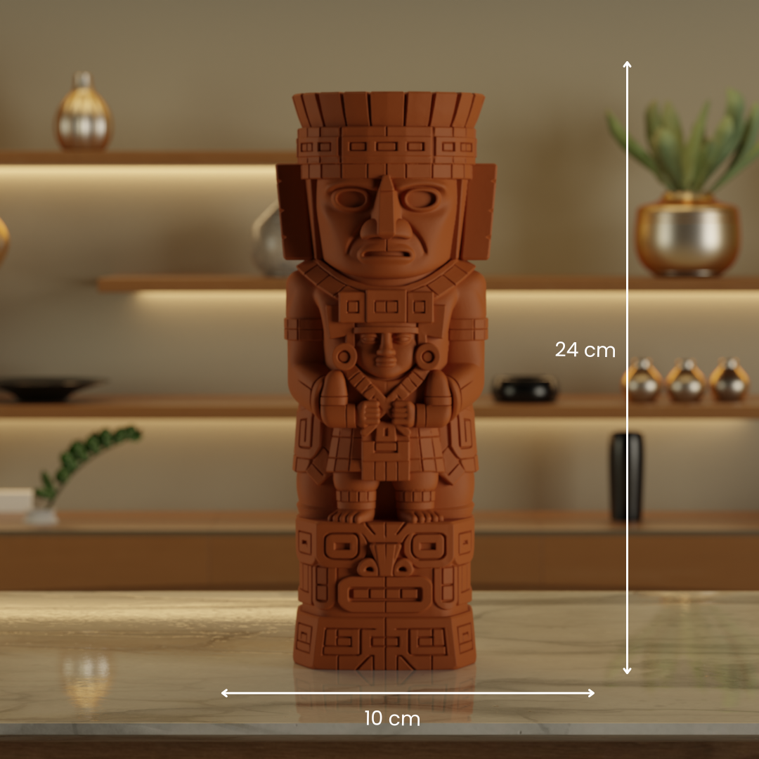 Magic Totem Mocha — artisan decor sculpture India | Styra