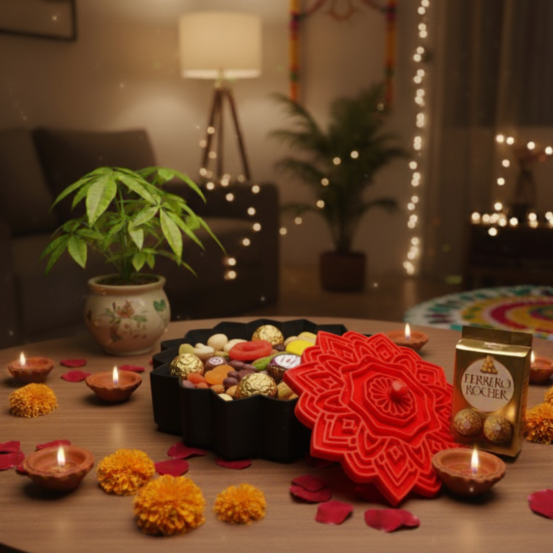 Mandala Lotus  Box — designer gift hamper India | Styra