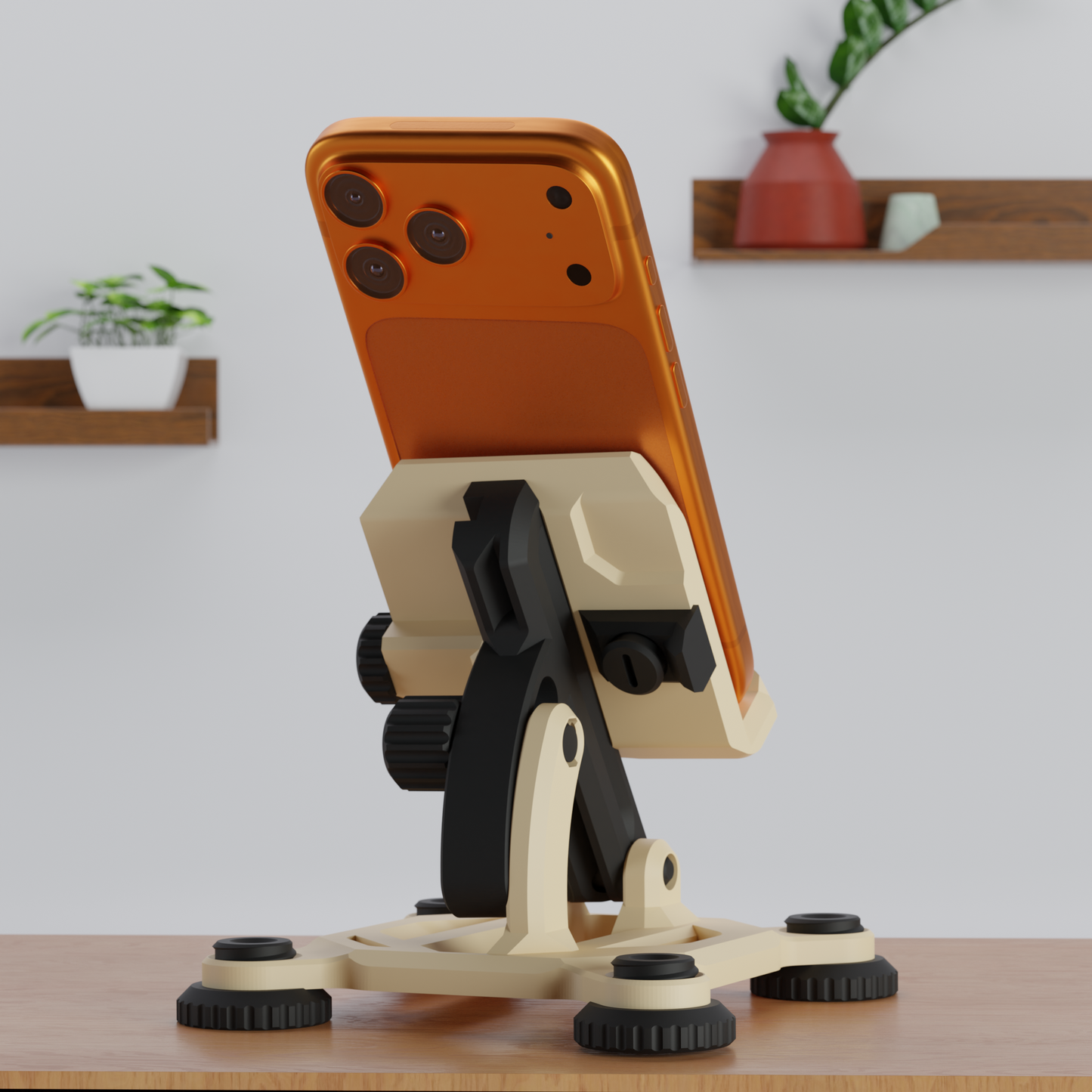Mechanical Axis Mobile Stand Skin — handcrafted desk organizer India | Styra