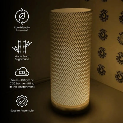 Mesmerizing ZigZag Lamp Shade — designer table lamp India | Styra