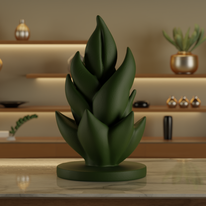Modern Bloom Leaf — designer decor sculpture India | Styra