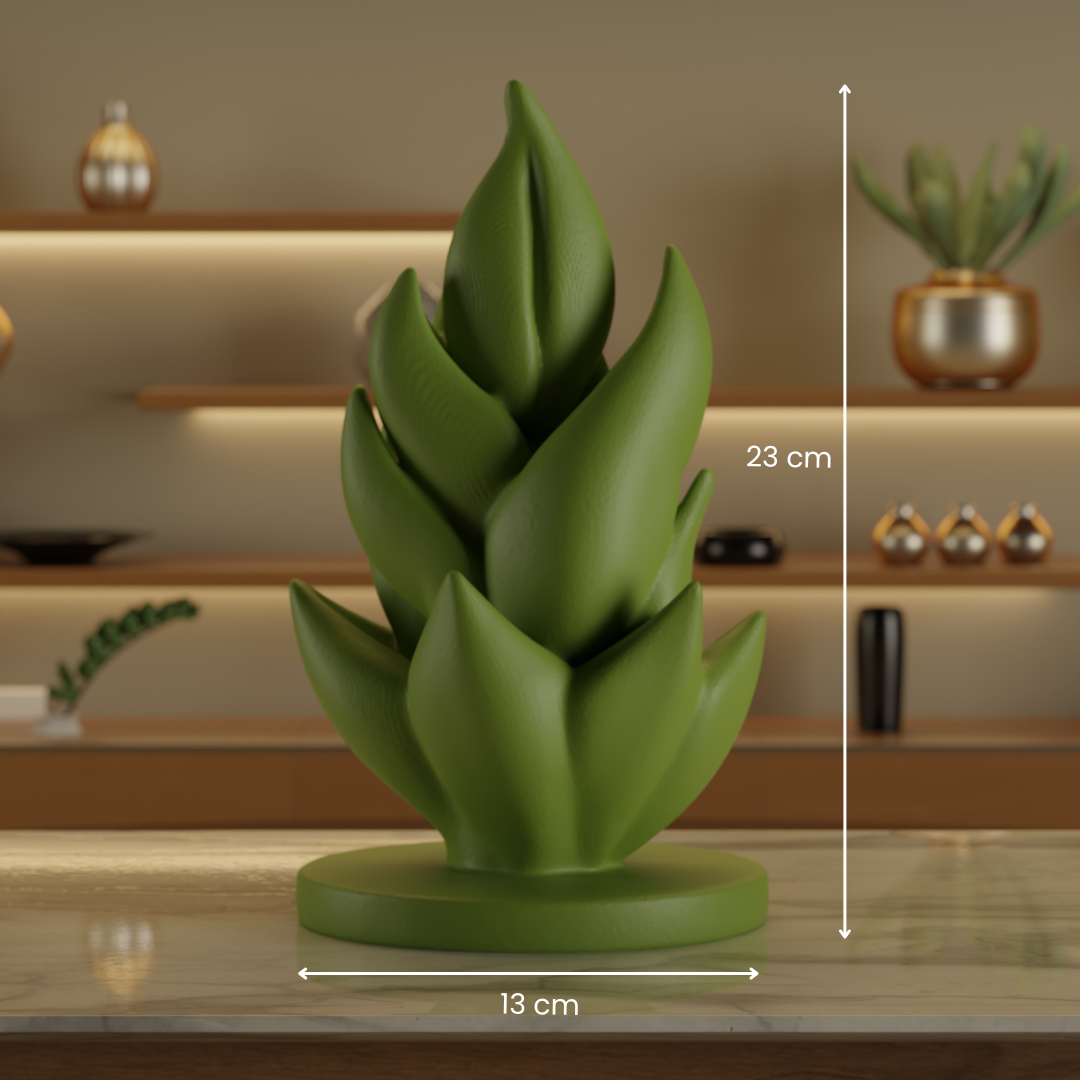Modern Bloom Leaf — modern decor sculpture India | Styra