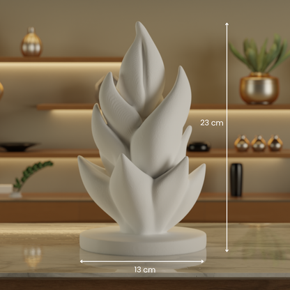 Modern Bloom Leaf — minimalist decor sculpture India | Styra