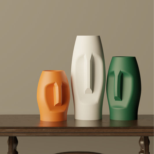 Modern Face Vase — designer decorative vase India | Styra