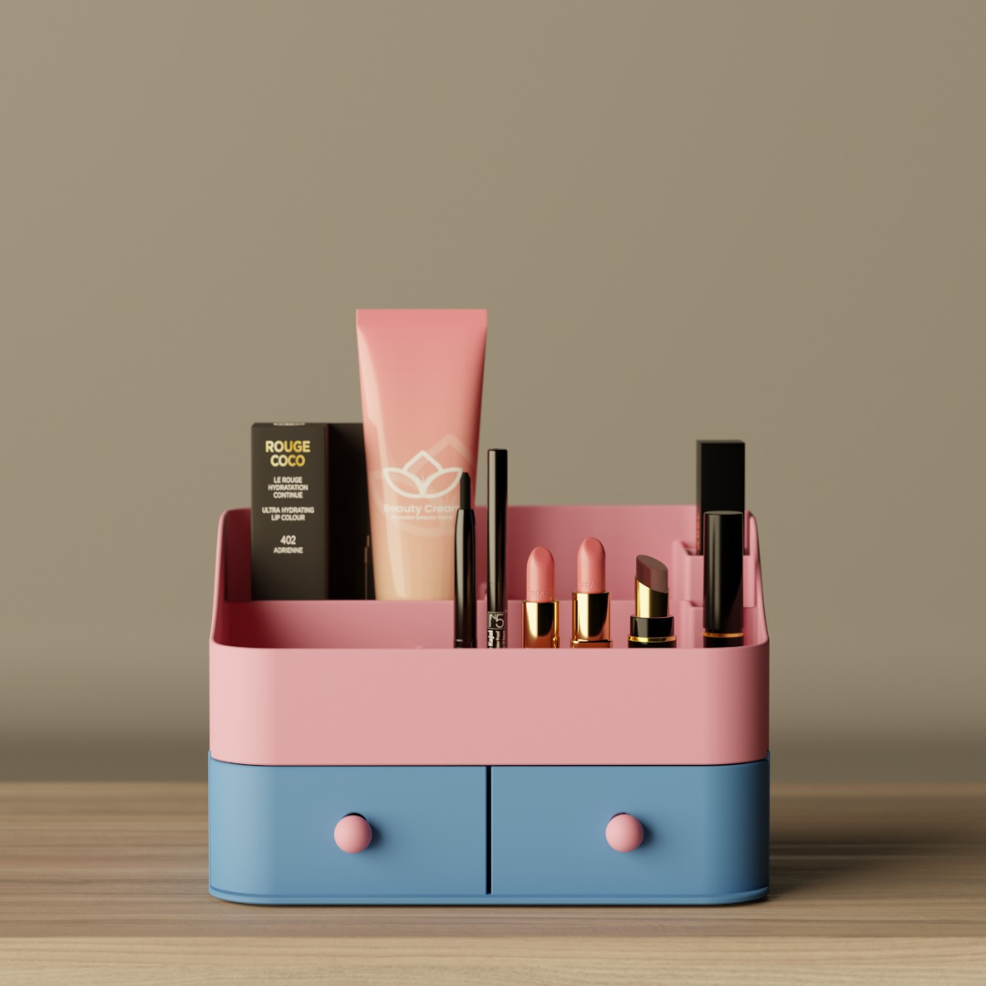 Multi-compartment organizer, size reference — handcrafted desk organizer India | Styra