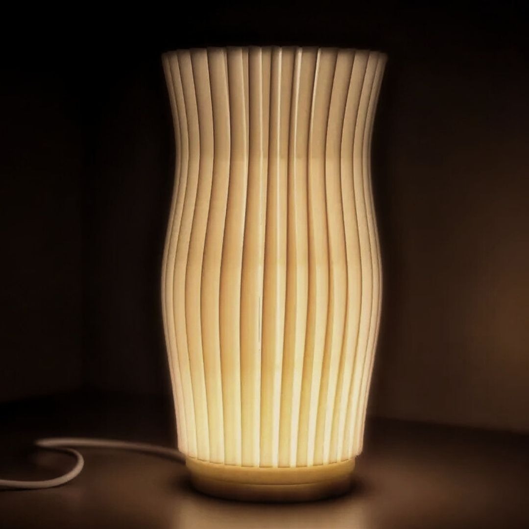 Mystery Box Style Lamp — geometric box pattern lamp India | Styra