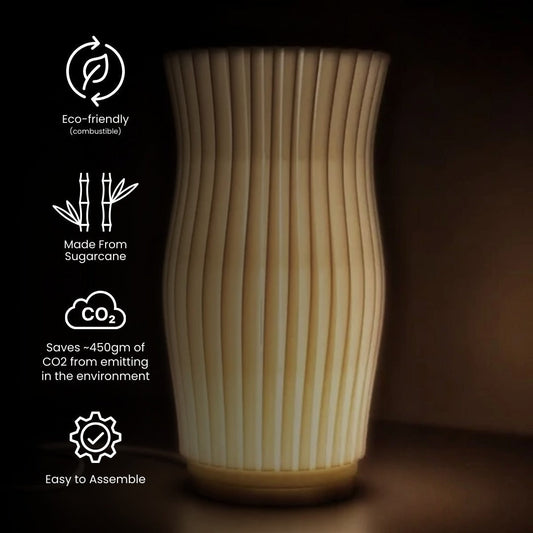 Mystery Box Style Lamp Shade — designer table lamp India | Styra