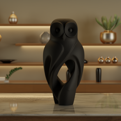Night Owl Black — premium decor sculpture India | Styra