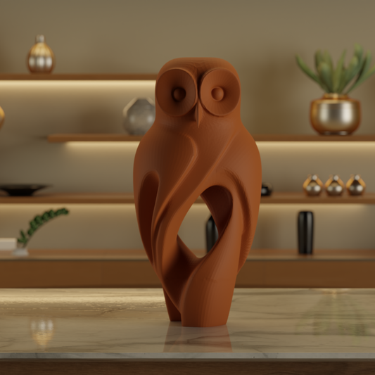 Night Owl Mocha — designer decor sculpture India | Styra