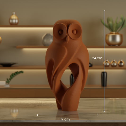 Night Owl Mocha — modern decor sculpture India | Styra