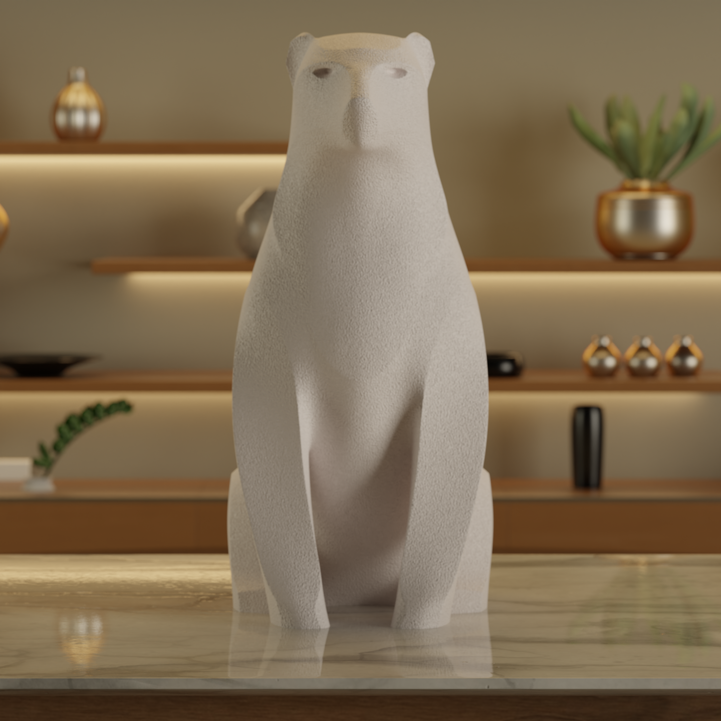 Polar Bear — minimalist decor sculpture India | Styra