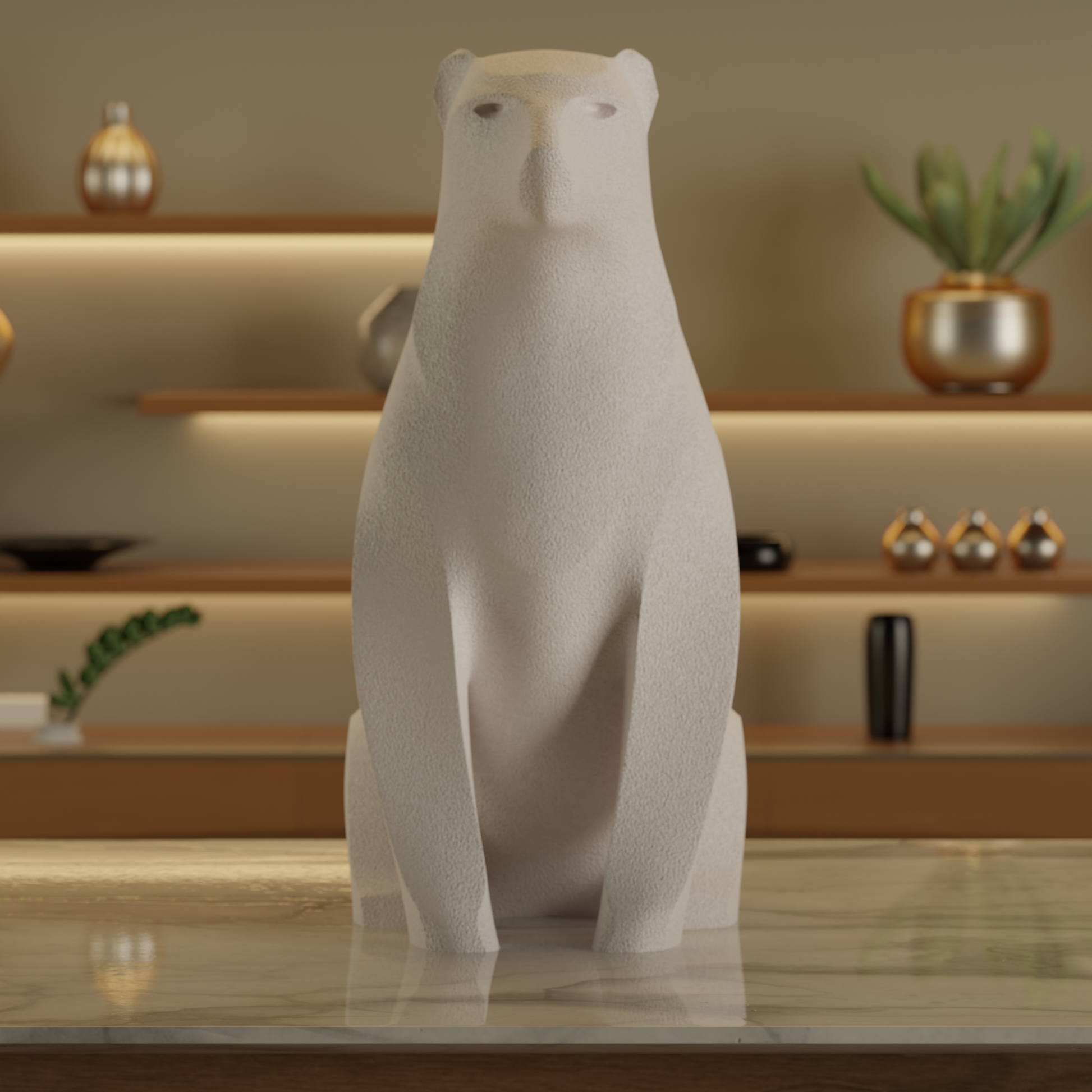 Polar Bear — minimalist decor sculpture India | Styra