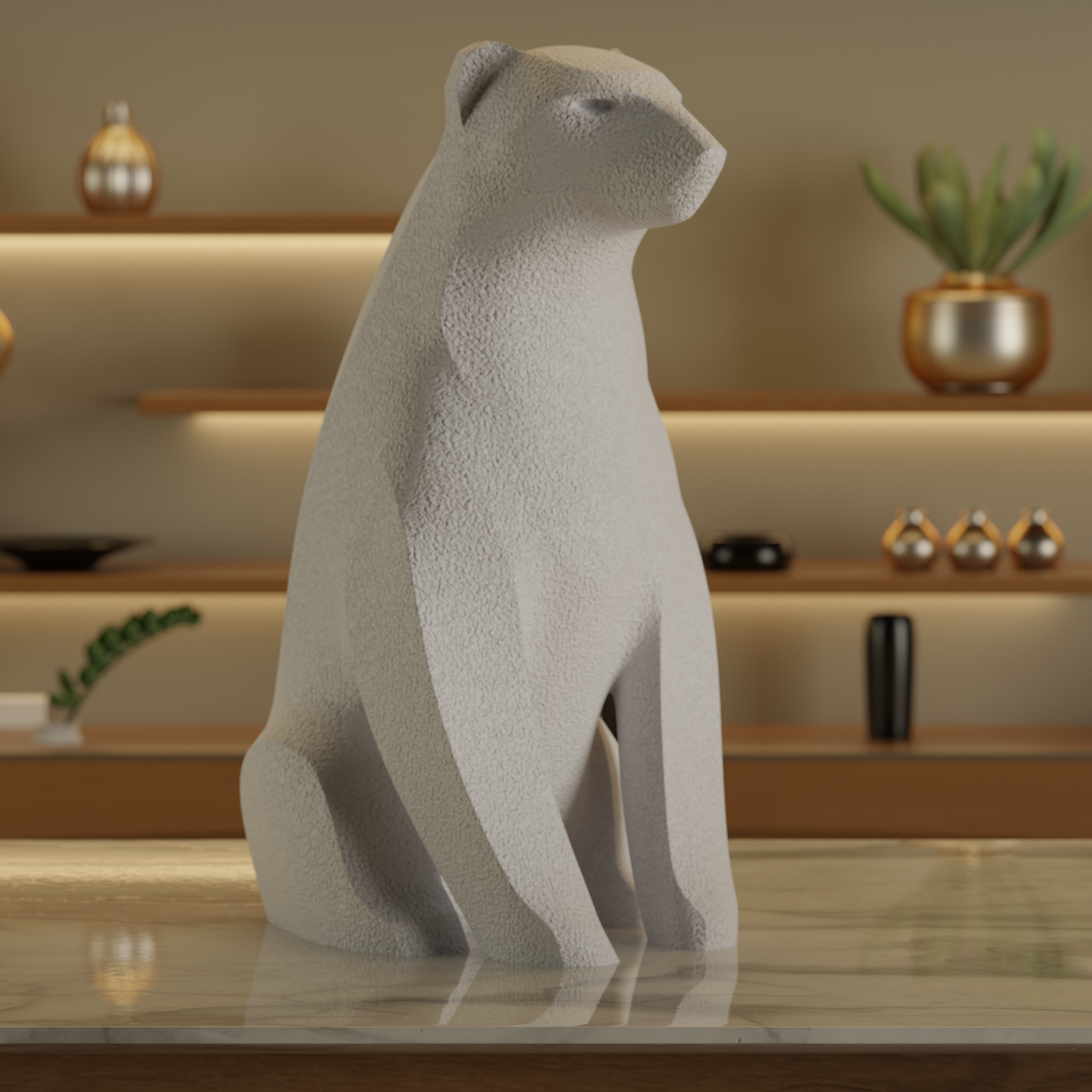 Polar Bear — sculptural decor sculpture India | Styra