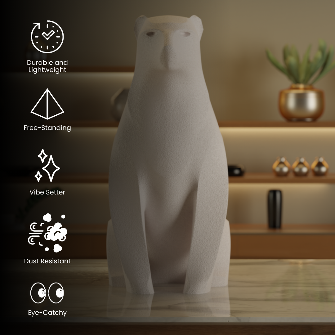 Polar Bear — artisan decor sculpture India | Styra