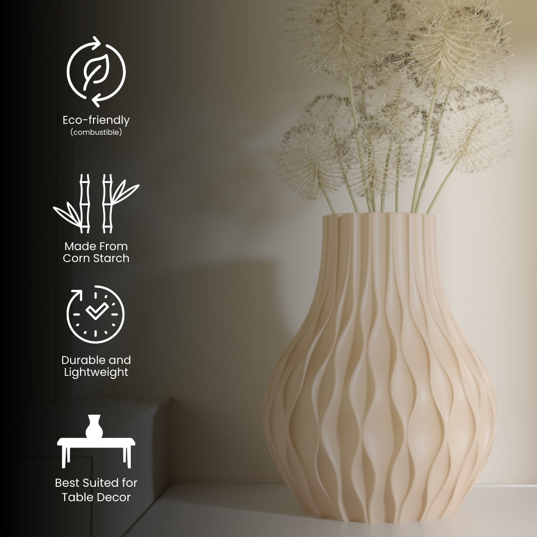 Raagya vase size comparison — home decor vase India | Styra