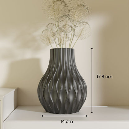 Raagya Black — designer decorative vase India | Styra