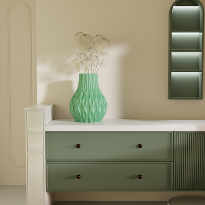 Raagya Green — premium decorative vase India | Styra