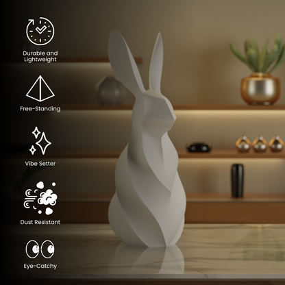 Rare Rabbit White — sculptural decor sculpture India | Styra