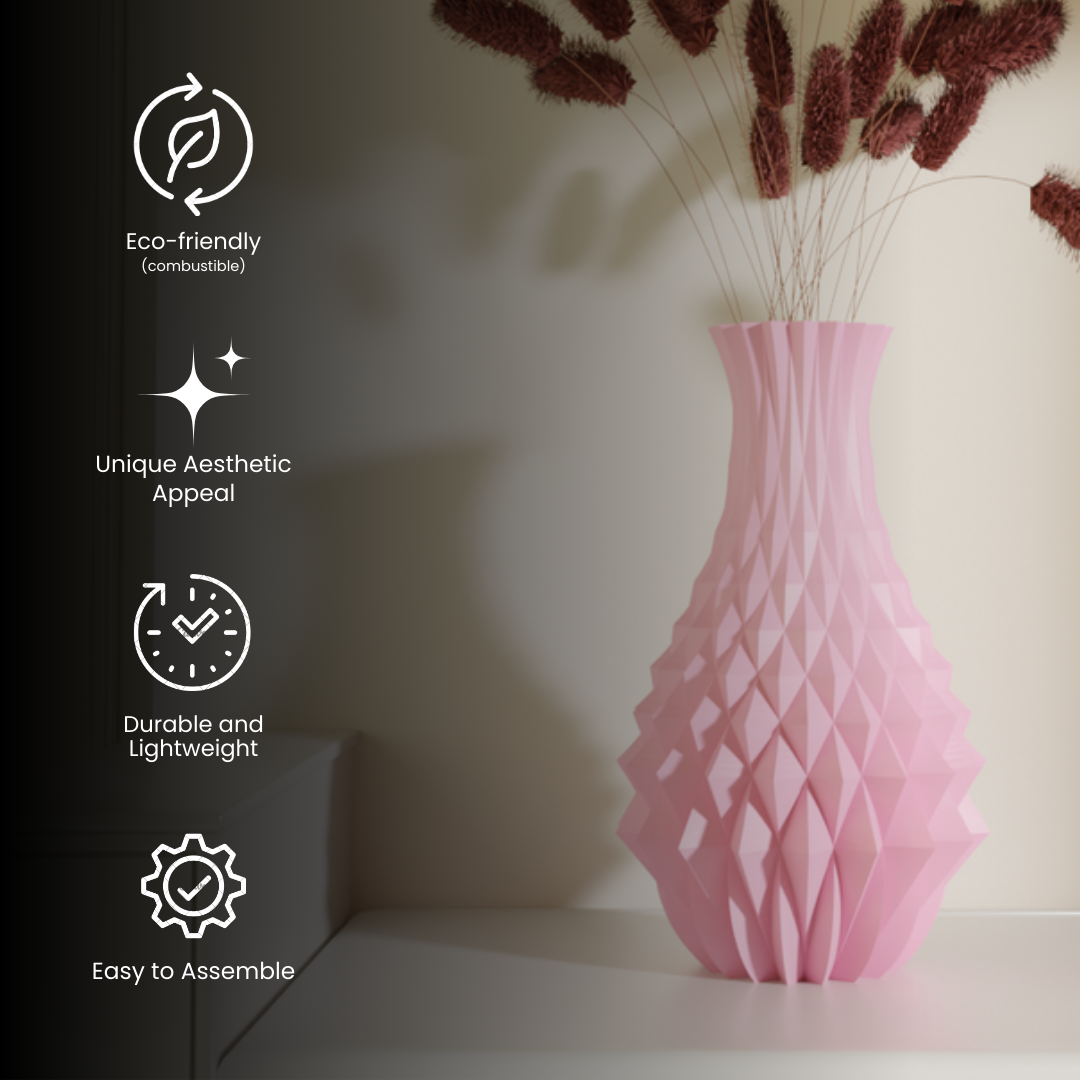 Rev vase size guide — modern vase for home India | Styra