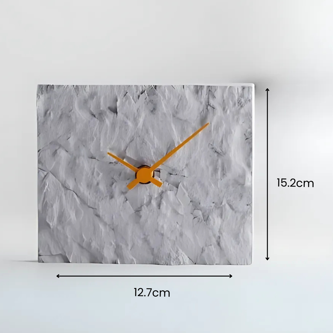 Rock Stone Pattern — designer table clock India | Styra