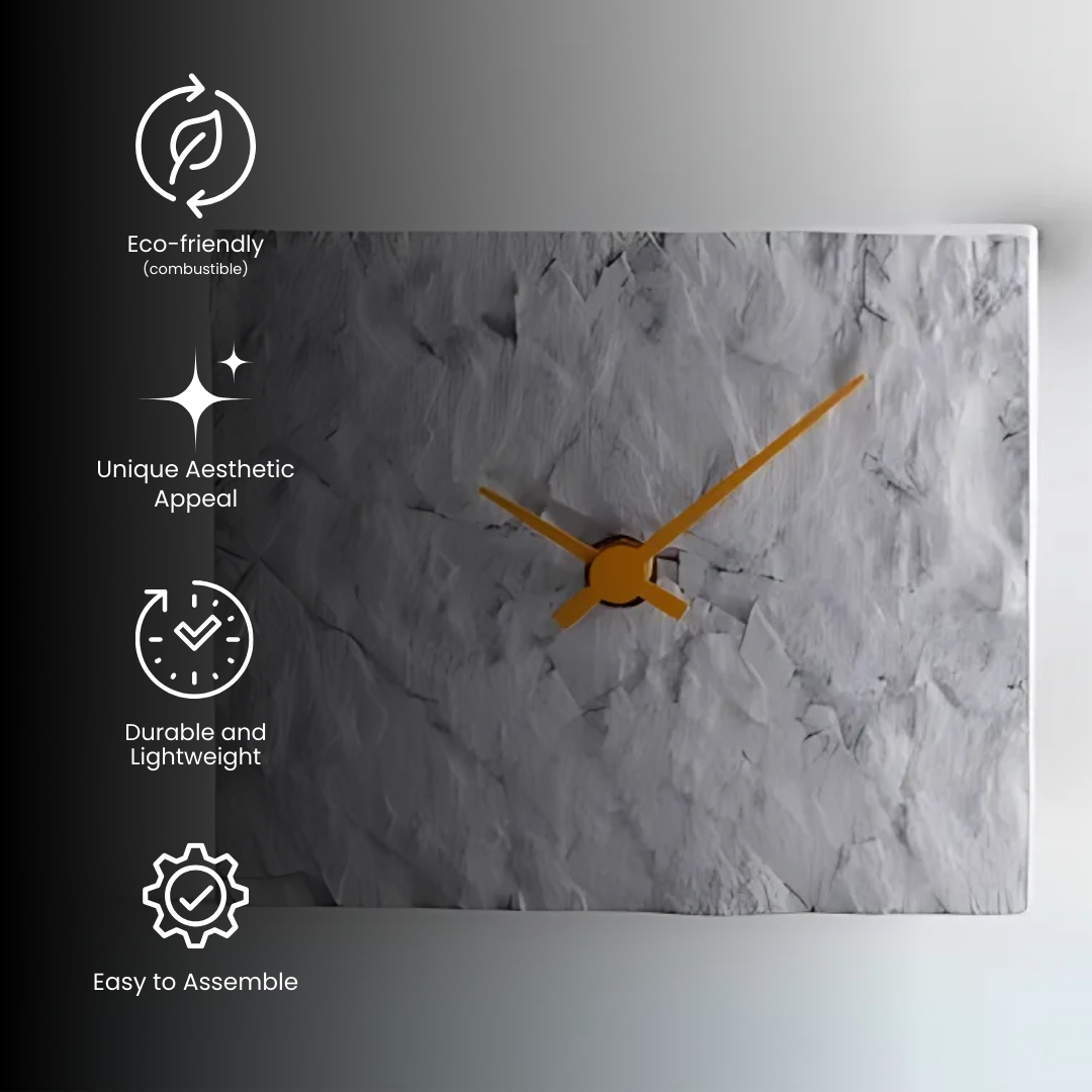 Rock Stone Pattern — modern table clock India | Styra