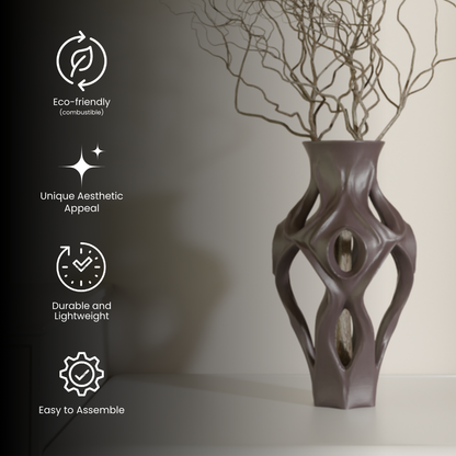 Rohira vase size guide — designer vase India | Styra