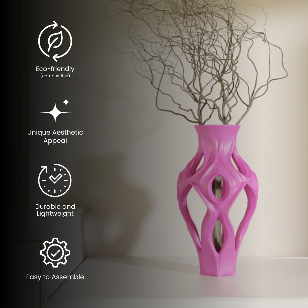 Rohira, detail — sculptural decorative vase India | Styra