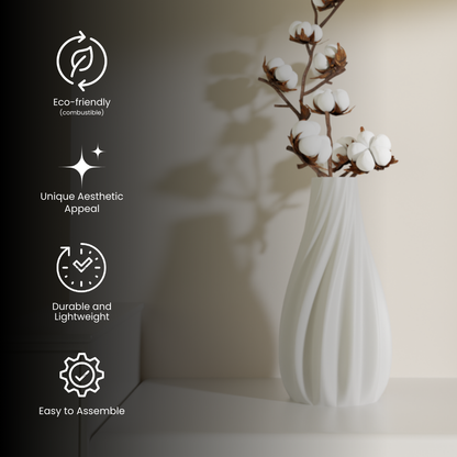 Roohani vase size reference — buy decorative vase India | Styra