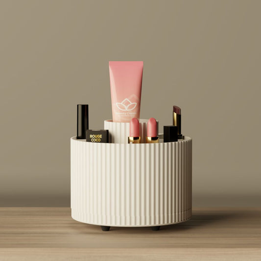 Rotating Vanity Organizer, size reference — designer desk organizer India | Styra