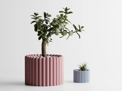 Rounded Planter Pot — classic round indoor plant pot India | Styra