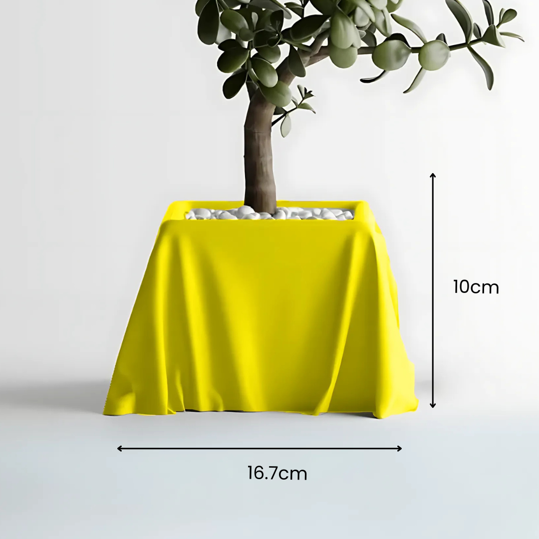 Silk Cloth Pot — handcrafted indoor planter India | Styra