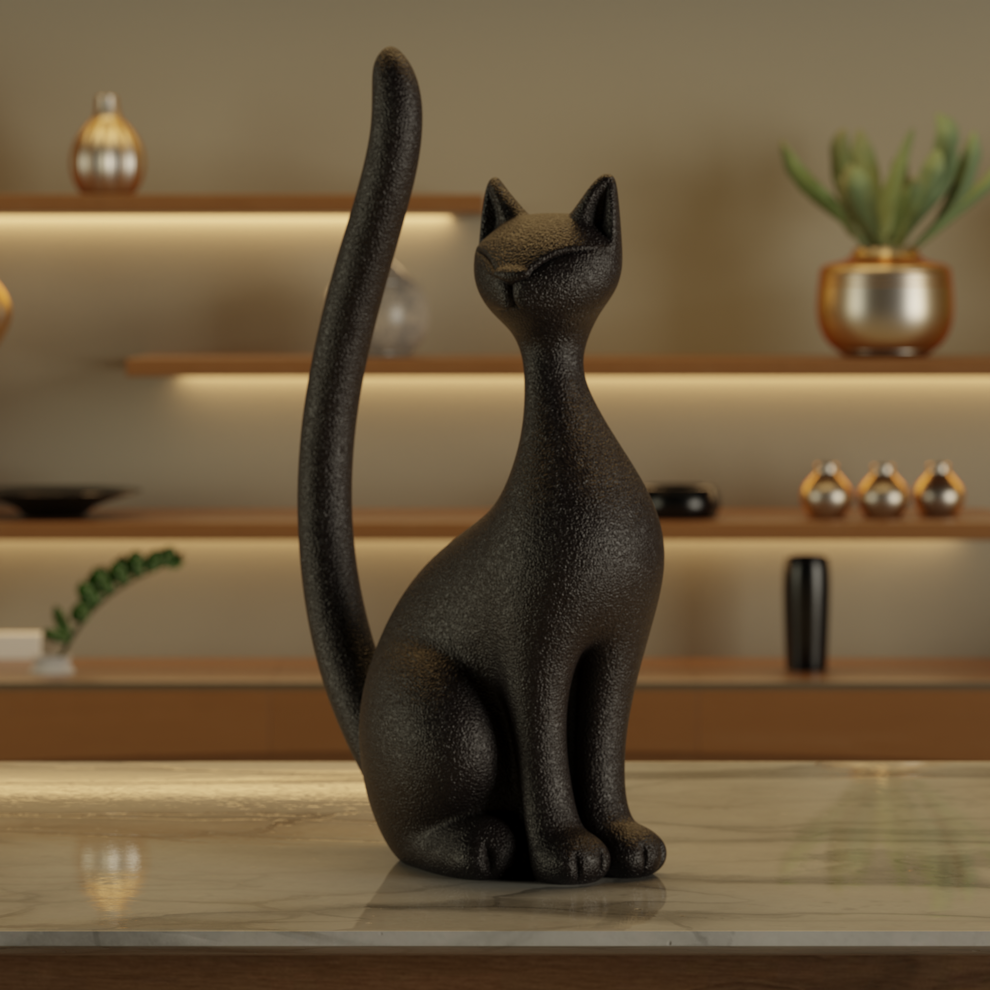 Sphynx Cat — minimalist decor sculpture India | Styra