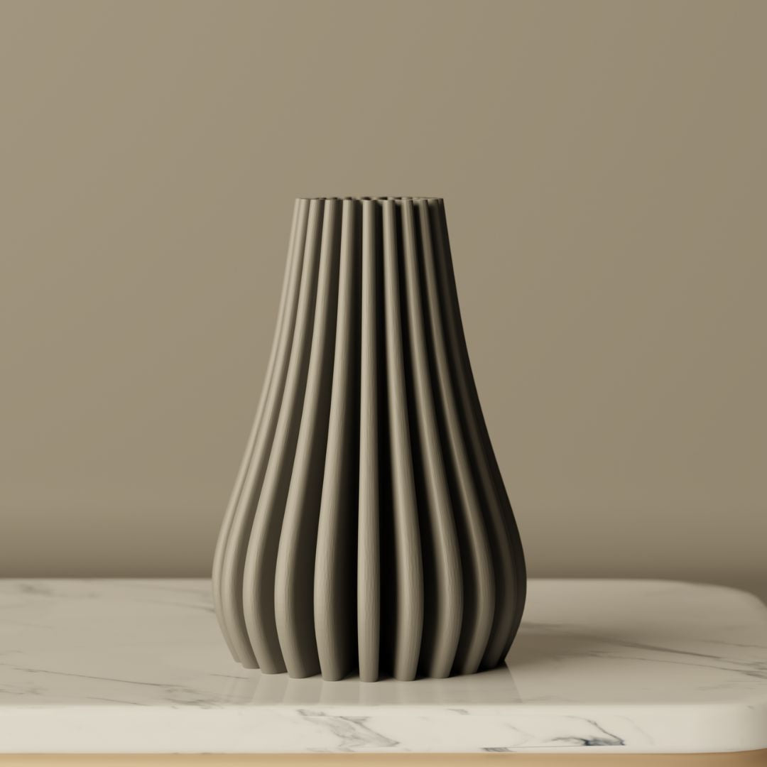Spiral Vase, size reference — premium decorative vase India | Styra