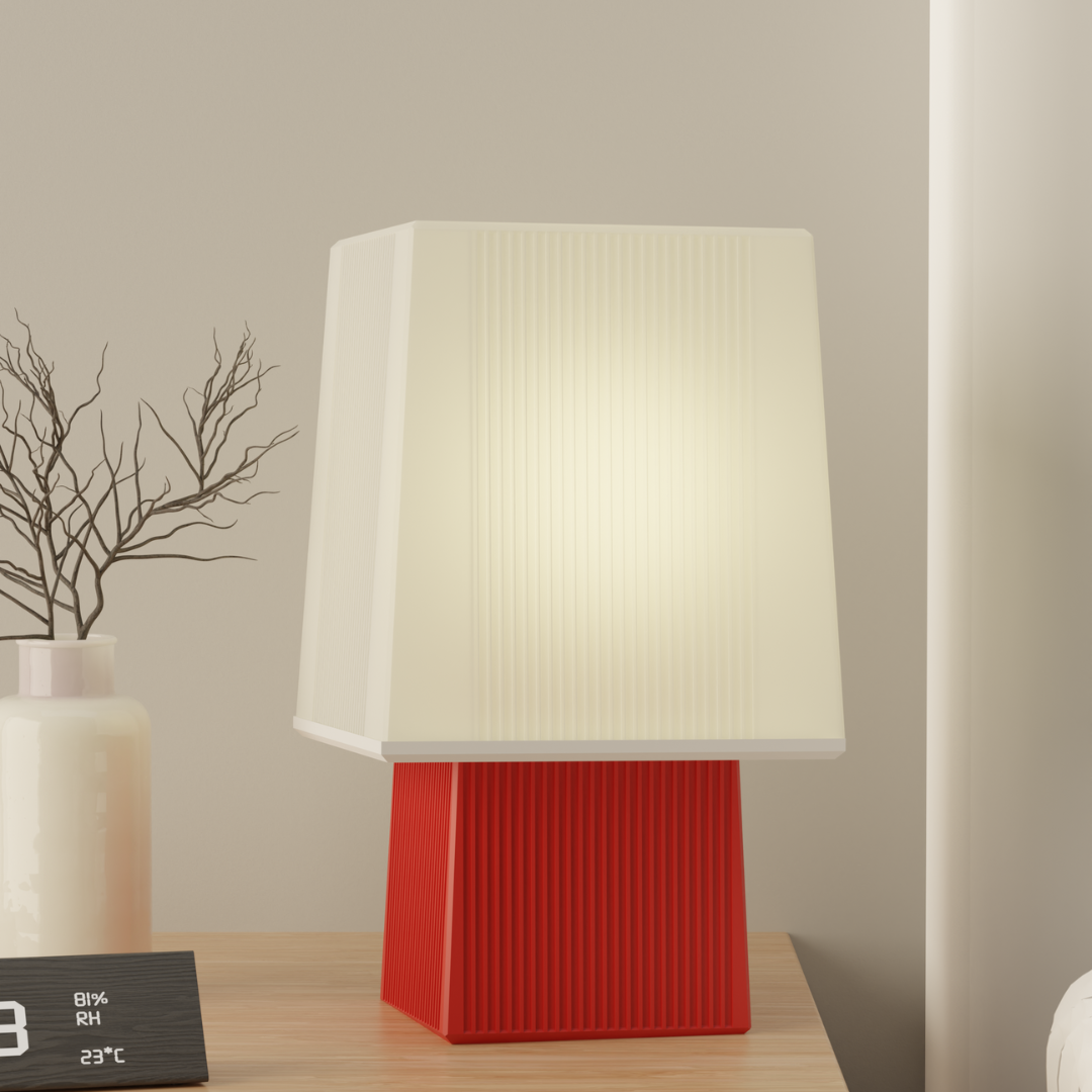 Square Modern lamp — designer table lamp India | Styra