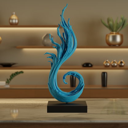 The Aqueous Rise — premium decor sculpture India | Styra