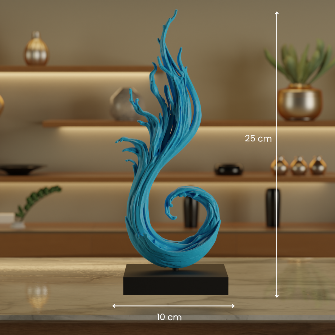 The Aqueous Rise — minimalist decor sculpture India | Styra