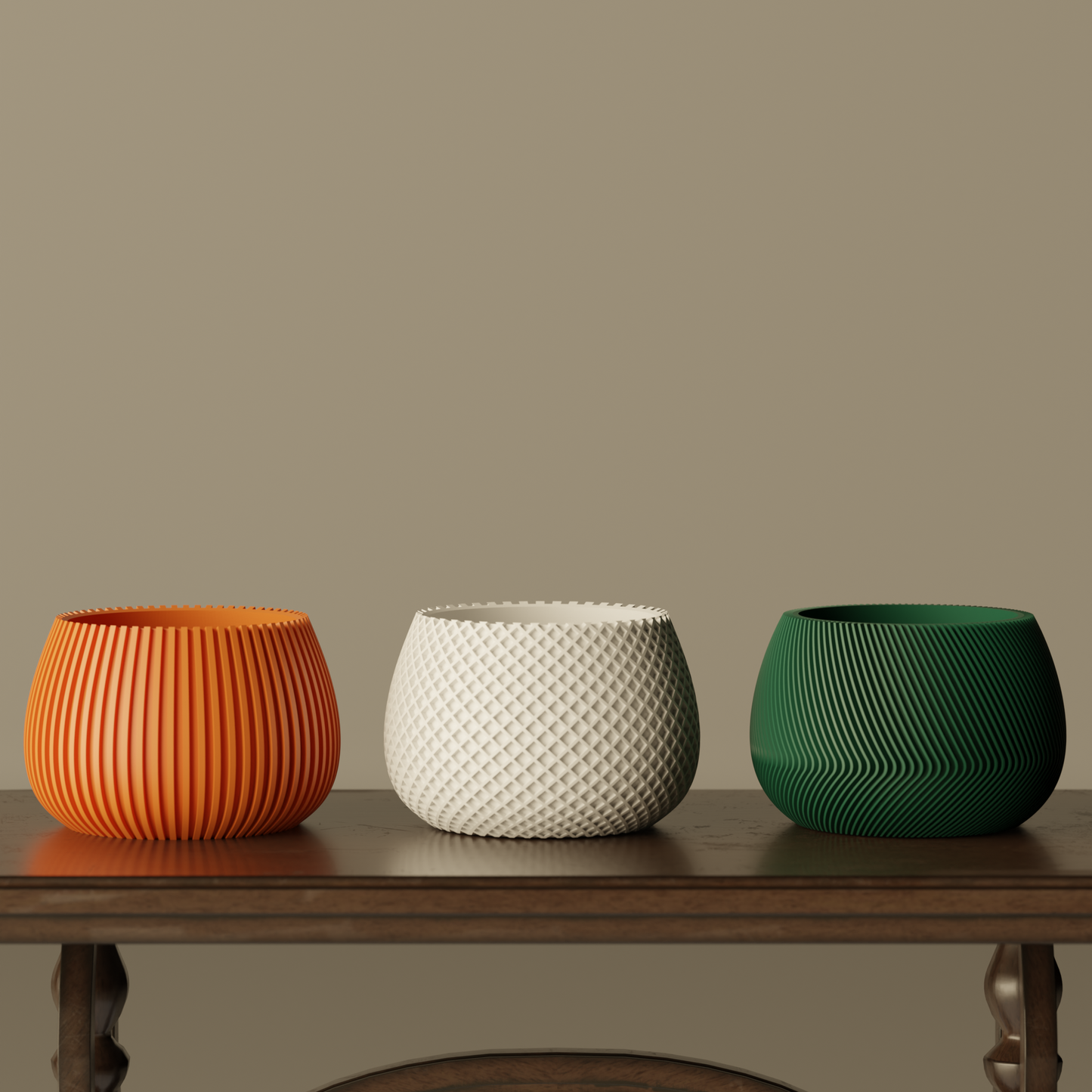The Contour Bowl Series — designer indoor planter India | Styra