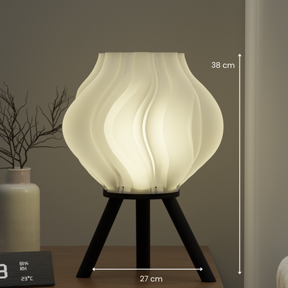 Tulip Top Lamp — handcrafted table lamp India | Styra