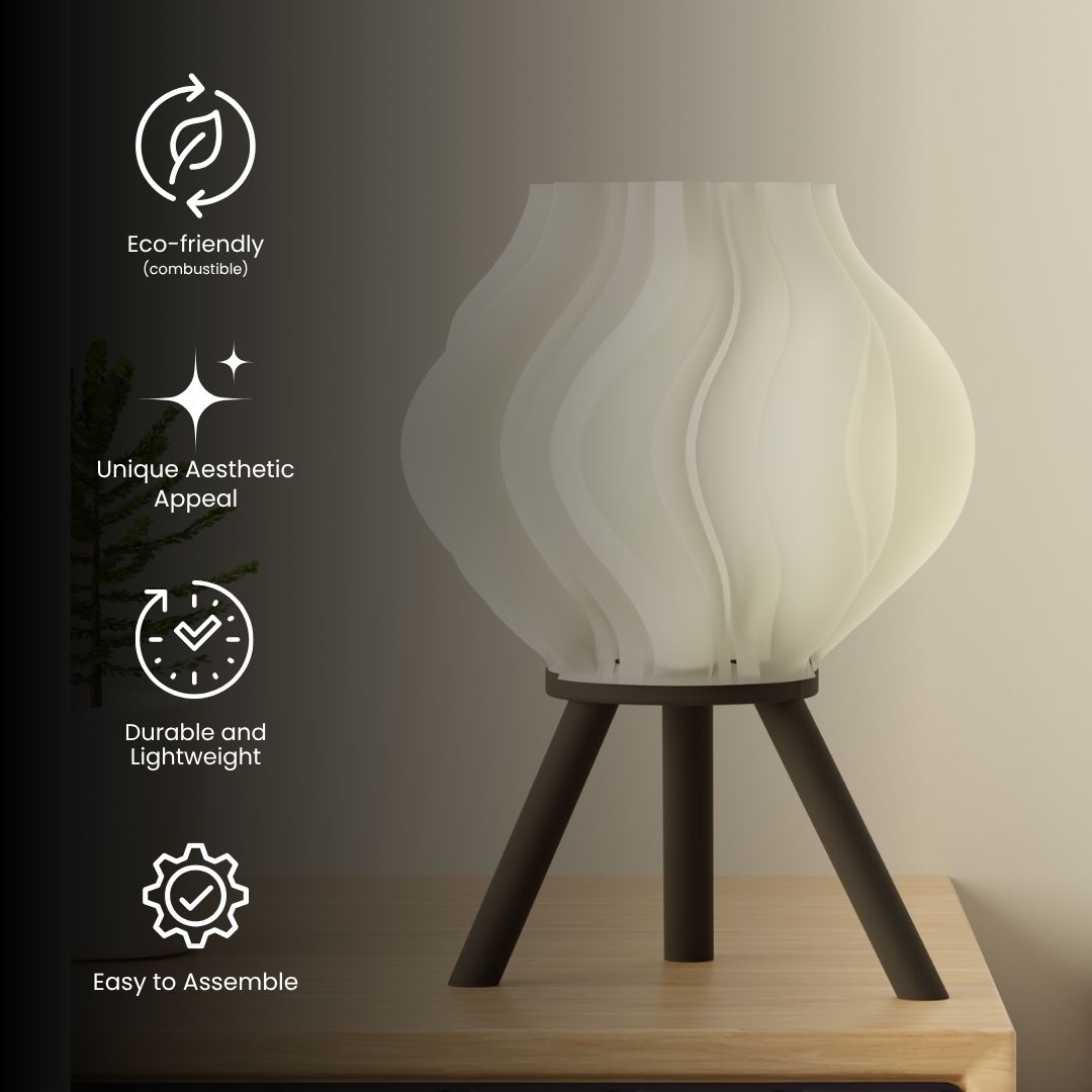 Tulip Top Lamp — premium table lamp India | Styra