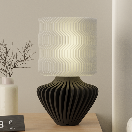 Wavy Curves Lamp — designer table lamp India | Styra
