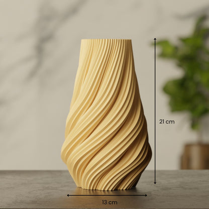 Whipped Cream Vase Skin, size reference — contemporary decorative vase India | Styra