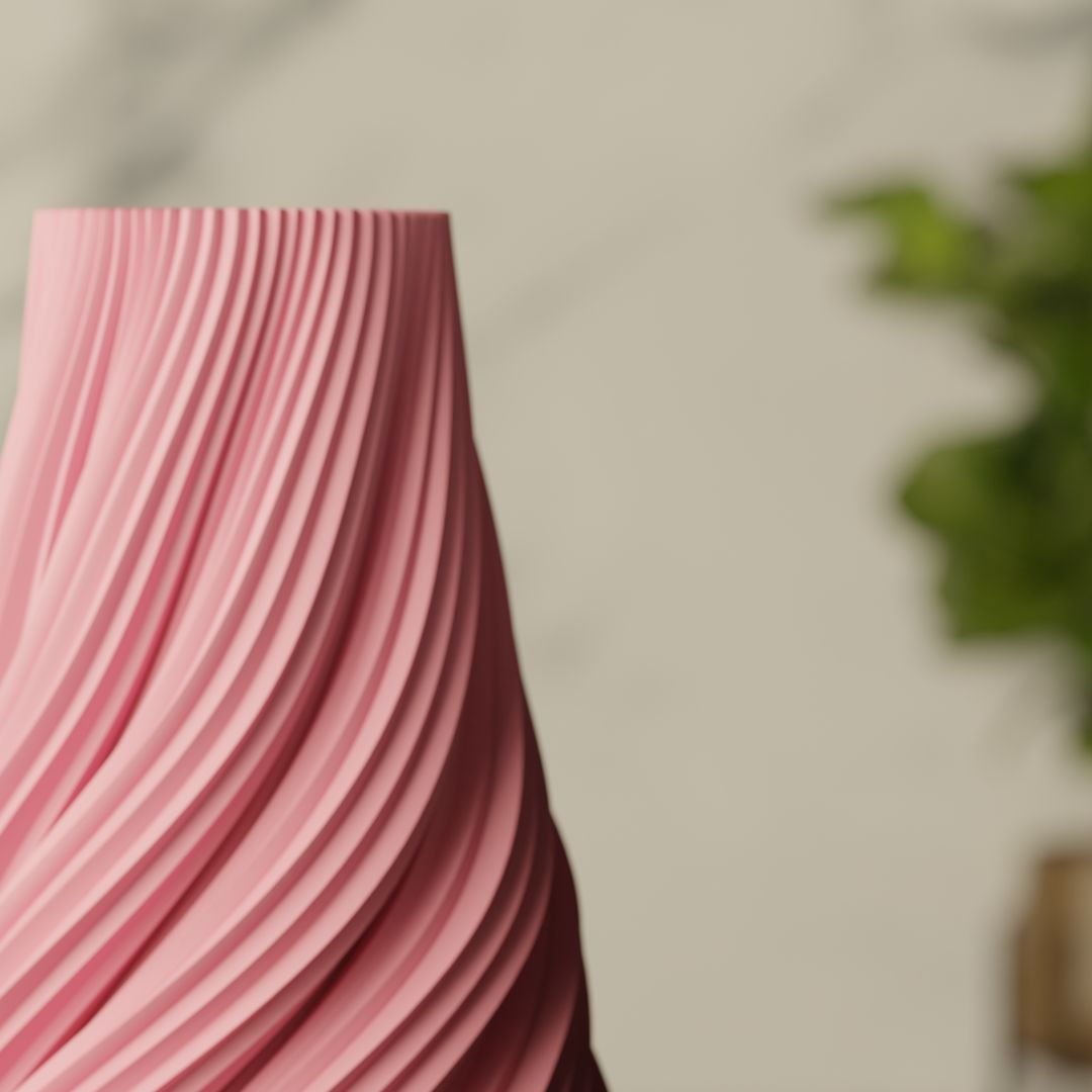Whipped Cream Vase Pink, size reference — modern decorative vase India | Styra