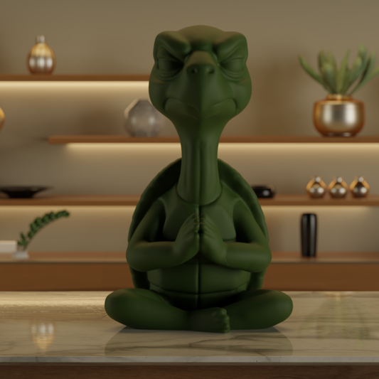 Zen Turtle White — designer decor sculpture India | Styra